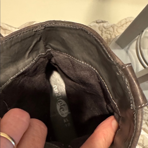 Rue21 Black and Brown cowboy Boots - Picture 3 of 5